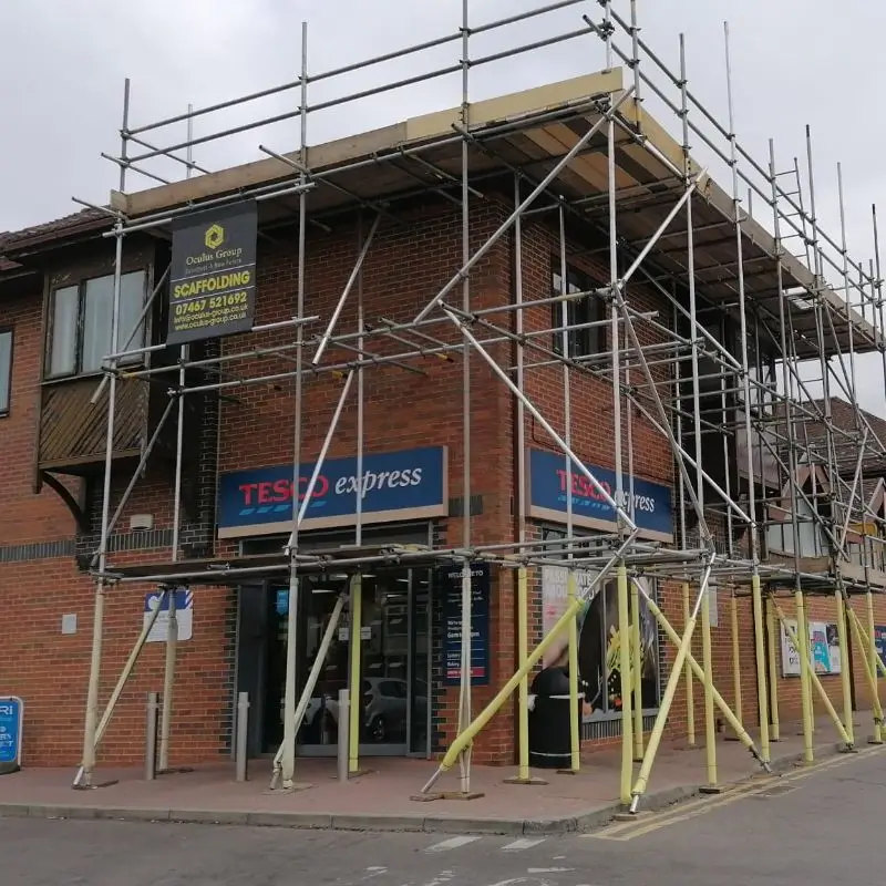 Oculus Group Scaffolding around Tesco Express